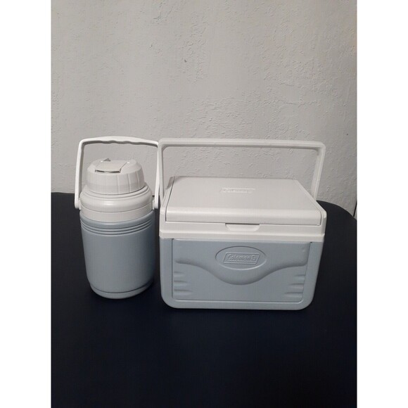 Glacière Vintage Coleman Personal Lunchbox 5205 - Rose/jaune Années 80 - Occasion